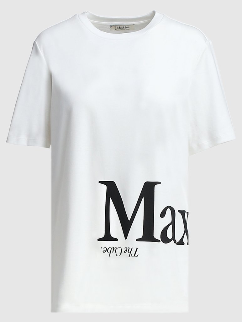 Белая футболка MAX MARA: фото - Invogue