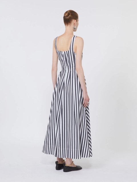 Чорна сукня Sportmax з бавовни: фото 2 - Invogue
