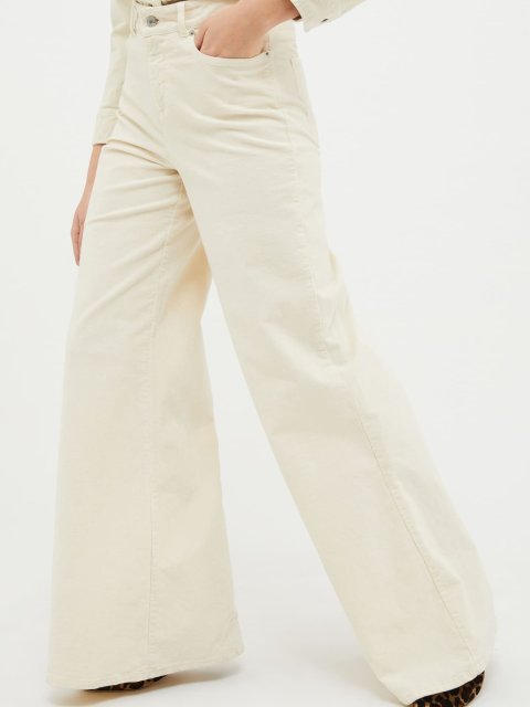 Кремовые брюки MAX&CO: фото 1 - Invogue