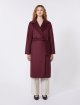 Бордове пальто WEEKEND MAX MARA з чистої вовни: фото 2 - Invogue