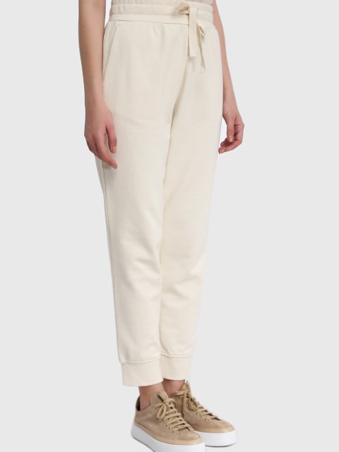 Кремовые брюки WEEKEND MAX MARA: фото 2 - Invogue