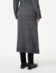 Темно-сіра спідниця MAX MARA з бавовни та альпаки: фото 3 - Invogue