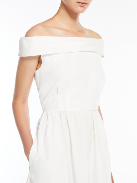 Біла сукня  Weekend Max Mara з бавовняного попліну: фото 4 - Invogue