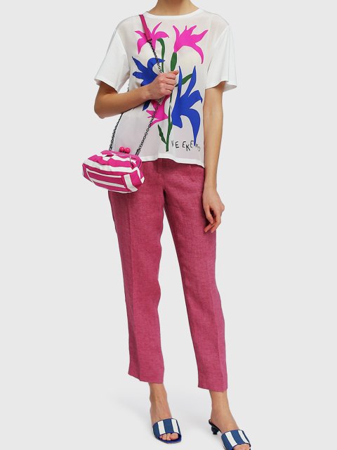 Белая футболка WEEKEND MAX MARA: фото 1 - Invogue