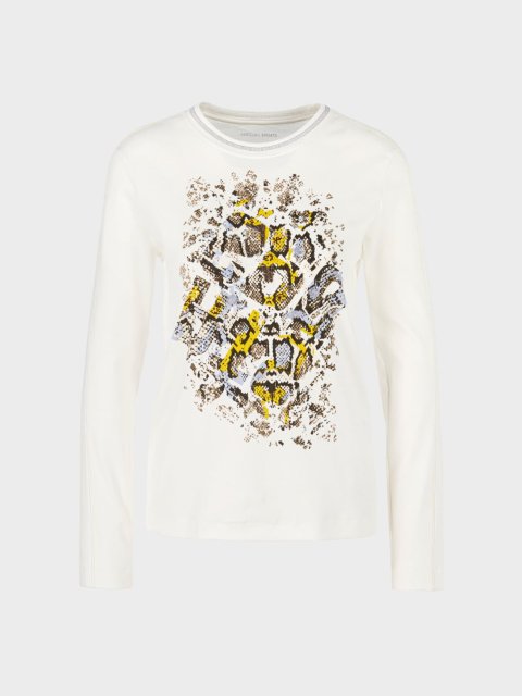 Белая футболка MARC CAIN: фото - Invogue