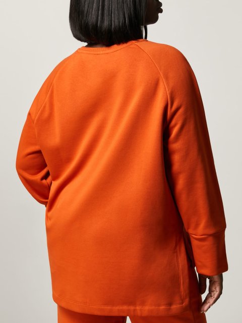 Оранжевый свитшот PERSONA: фото 2 - Invogue