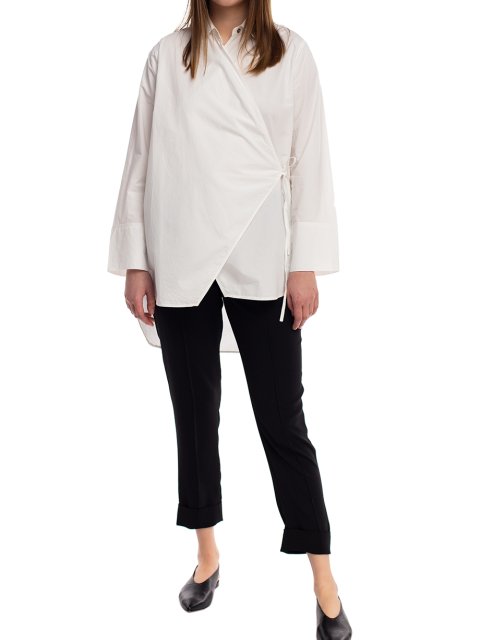 Біла сорочка GANNI : фото 3 - Invogue