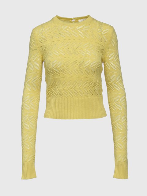 Жовтий светр SPORTMAX : фото - Invogue
