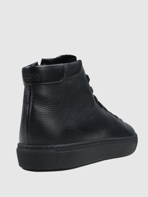 Чёрные кеды BOSS: фото 2 - Invogue