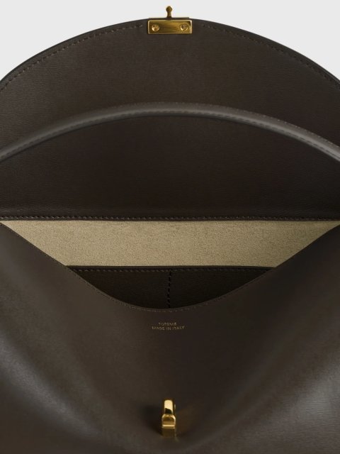 Коричнева сумка Totême шкіряна: фото 6 - Invogue