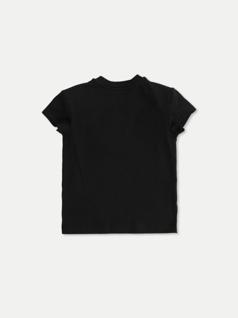 Чорна футболка BALMAIN KIDS з бавовни: фото 1 - Invogue