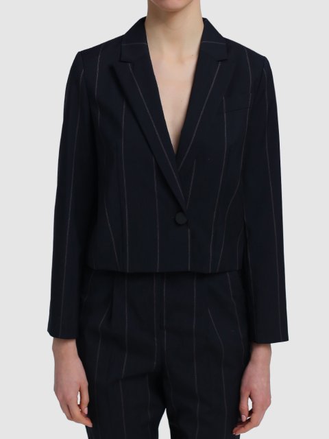 Тёмно-синий пиджак MAX&CO: фото 3 - Invogue