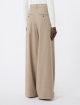 Бежеві брюки WEEKEND MAX MARA з вовни: фото 3 - Invogue