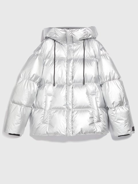Серебристая куртка WEEKEND MAX MARA: фото - Invogue