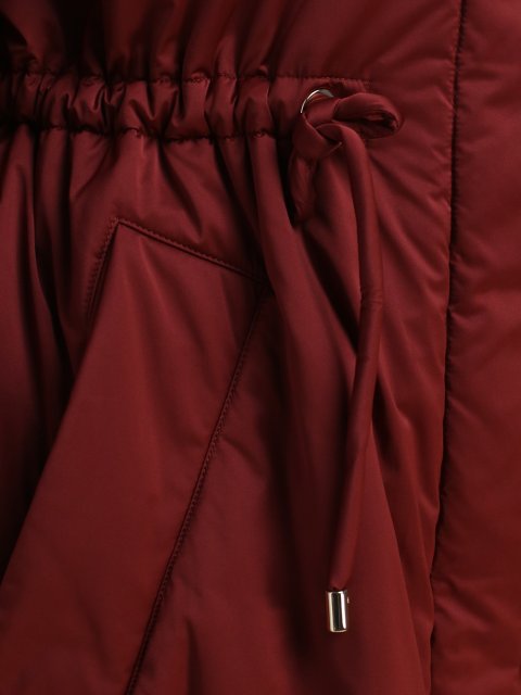 Бордовое пальто WEEKEND MAX MARA: фото 6 - Invogue