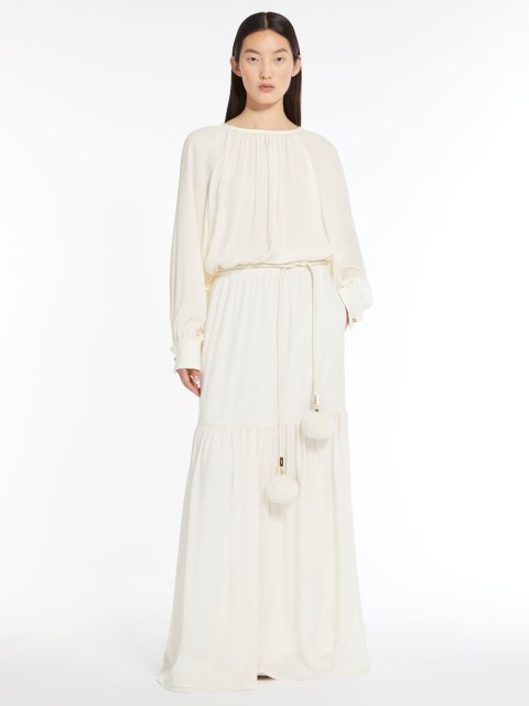 Белая юбка MAX MARA из шерсти: фото 3 - Invogue