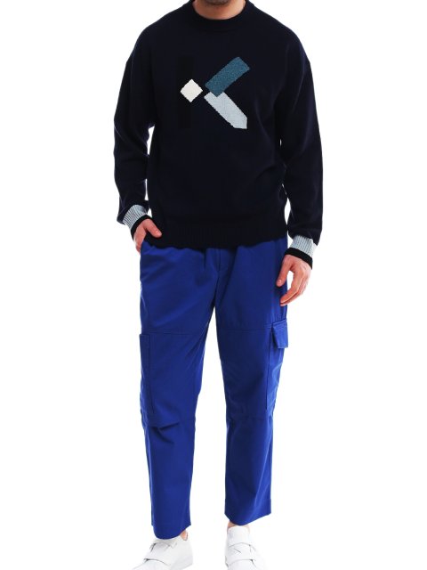 Синий свитер KENZO: фото 1 - Invogue