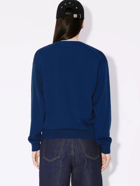 Синий свитер KENZO: фото 2 - Invogue