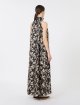 Чорна сукня з принтом Max Mara з шовку: фото 3 - Invogue