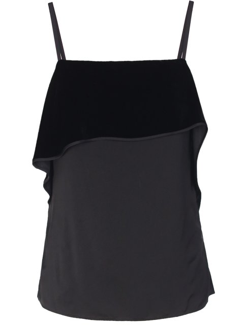 Чёрный топ HELMUT LANG: фото - Invogue