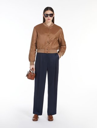 Карамельная куртка-бомбер Max Mara : фото 4 - Invogue
