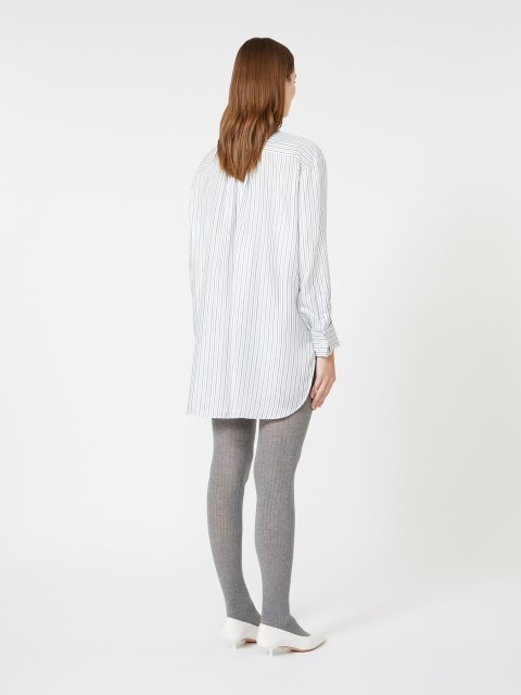 Сукня-сорочка у смужку MAX MARA з шовку: фото 3 - Invogue