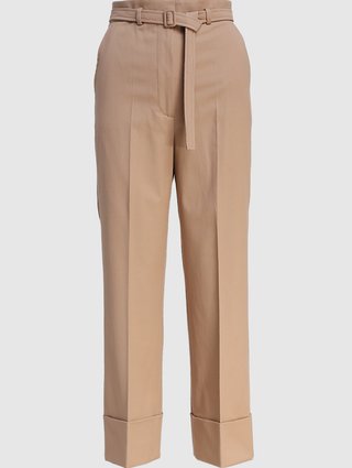 Бежевые брюки Sportmax: фото - Invogue