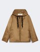 Карамельная куртка Max Mara из полиэстера: фото - Invogue