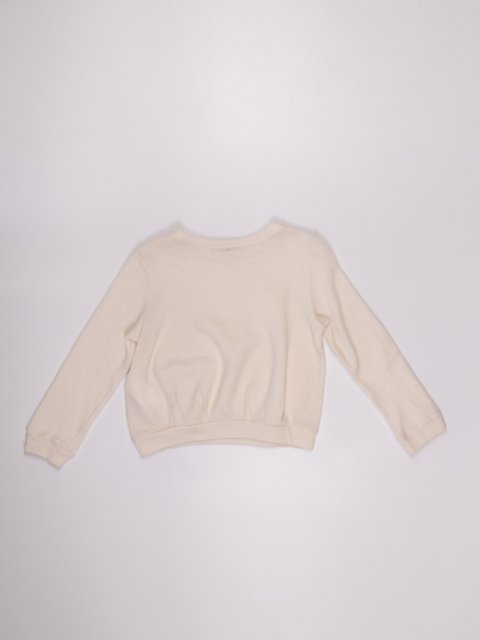 Молочний светр ERMANNO SCERVINO KIDS : фото 1 - Invogue