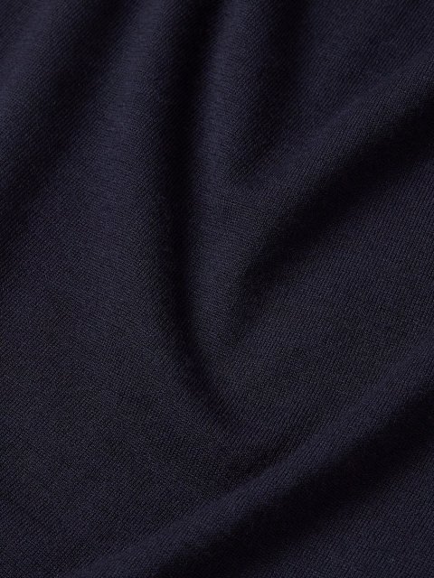Темно-синя футболка Zegna з вовни: фото 4 - Invogue