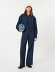 Темно-сині брюки Weekend Max Mara з вовни: фото 1 - Invogue
