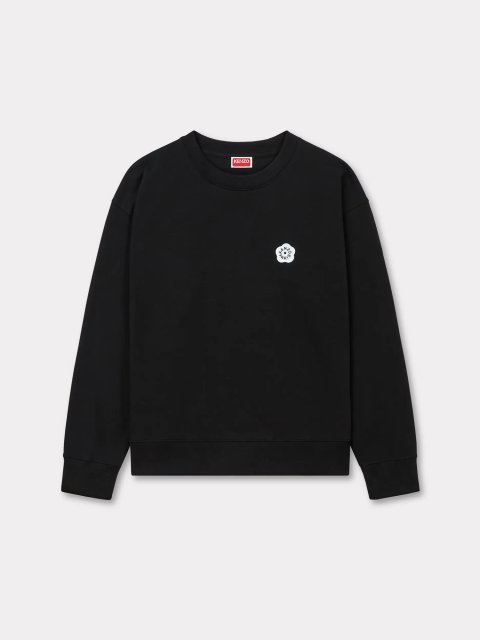 Черный свитшот KENZO из хлопка: фото - Invogue