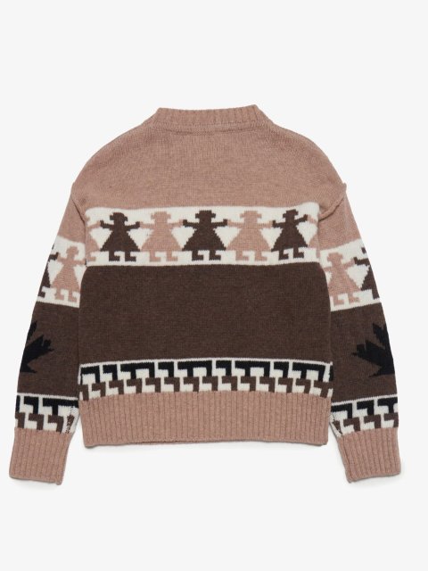 Коричневий светр DSQUARED KID : фото 1 - Invogue