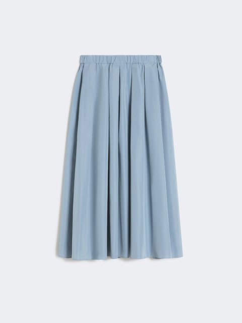 Голубая юбка Weekend Max Mara из смеси хлопка: фото - Invogue