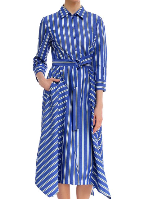 Синя сукня MARC CAIN : фото 5 - Invogue