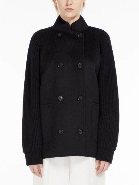 Синее  пальто MAX MARA: фото 1 - Invogue