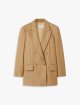 Світло-коричневий жакет Max Mara з льону: фото - Invogue
