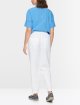 Белые брюки Marc Cain из хлопка и льна: фото 3 - Invogue