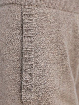 Бежевые брюки MAX MARA: фото 5 - Invogue