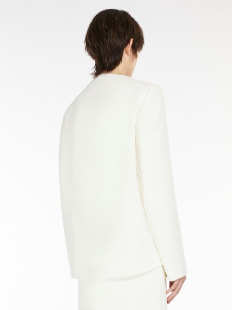 Молочний об'ємний жакет SPORTMAX: фото 2 - Invogue