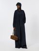 Темно-сині брюки Max Mara з шовку: фото 1 - Invogue