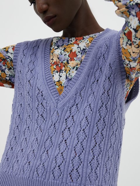 Бузковий жилет MAX&CO : фото 3 - Invogue