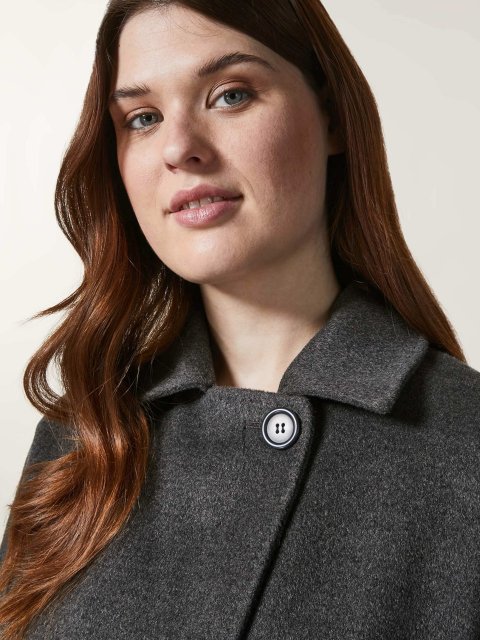 Темно-сіре пальто PERSONA : фото 1 - Invogue