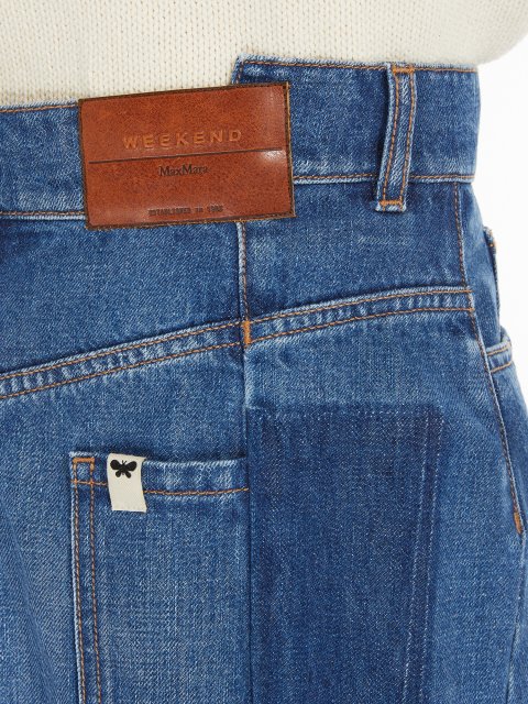 Синя спідниця WEEKEND MAX MARA з деніму: фото 4 - Invogue