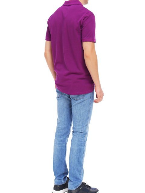 Фиолетовое поло BOSS: фото 2 - Invogue