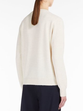 Белый свитер WEEKEND MAX MARA: фото 2 - Invogue