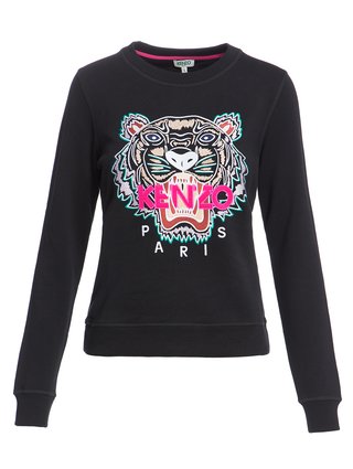 Чёрный свитшот KENZO: фото 2 - Invogue