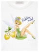 Біла футболка Tinkerbell Monnalisa: фото 2 - Invogue