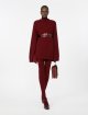 Бордова сукня MAX MARA з вовни та кашеміру: фото 1 - Invogue