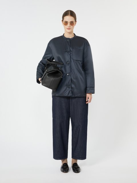 Темно-синя куртка MAX MARA утеплена: фото 1 - Invogue